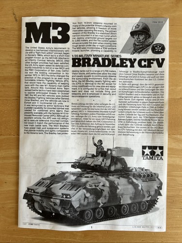 Tamiya bradley cfv - bradley, tank