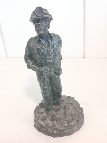 British coal miner - coal, figurine