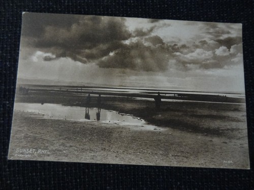 Sunset rhyl postcard 122109 - rhyl,
