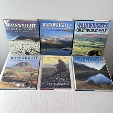 Alfred Wainwright Hardback Book Bundle Vintage, Fell Walking Cumbria, Coasts