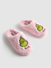 The Grinch Pink Mule Slippers
