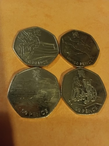 2011 olympic games 50p - x,