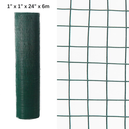 Green pvc coated - chicken, wire