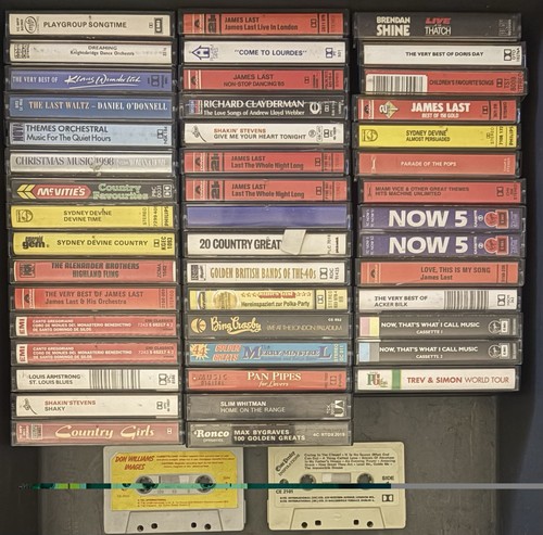 Casette tape bundle - tape, easy