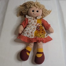 Vintage Italian Rag Doll 14”