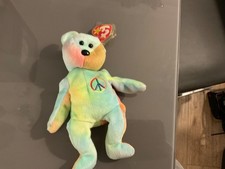 Peace ty beanie baby toy, 1996
