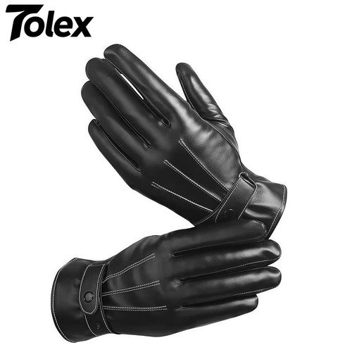 Mens leather touch screen - touch,