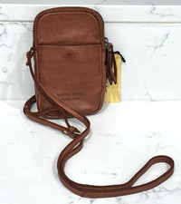 Marta Ponti Leather Bag Brown