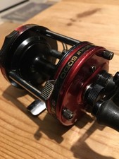 abu 6000 level wind fishing reel, used cheap bargain.