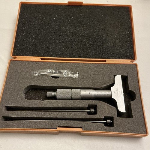 Depth micrometer with - depth,