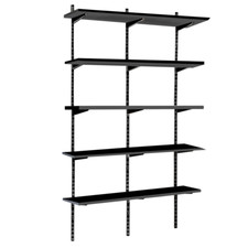 Black Twin Slot Shelving Kit -