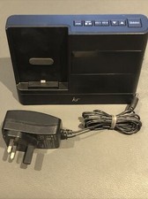 Kitsound XDock2 Clock Radio Speaker Dock For iPhone 5 iPod Lightning - Black UK