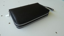 Valextra two-zip wallet in