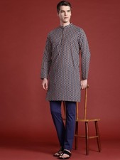 Men black beige - black, printed
