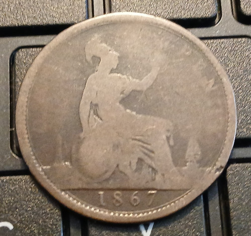 1867 victoria one - one, penny