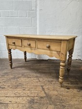 Vintage Pine Side Table /