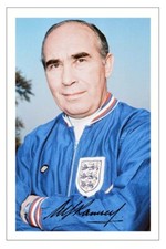 ALF RAMSEY Signed Autograph