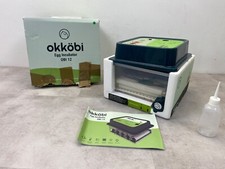 Okköbi OBI-12 Egg Incubator Auto Turner, Temp Control, Humidity Display, NEW