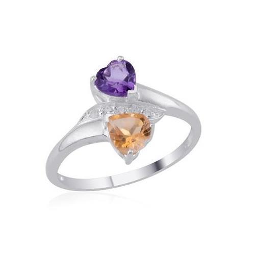 40ct heart cut - heart, amethyst