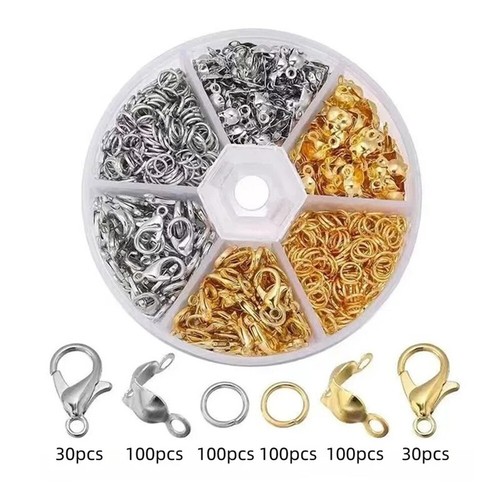 460pcs set jewellery clasps - 460pcs/set,