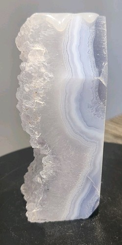 Blue lace agate raw crystal - lace,