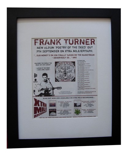Frank turner poetry the - of,