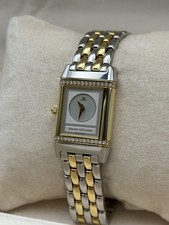 Jaeger LeCoultre 266.5.44 Reverso Acier Duetto Mother Of Pearl Dial Diamonds