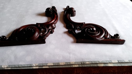 Carved mahogany antique - carved,