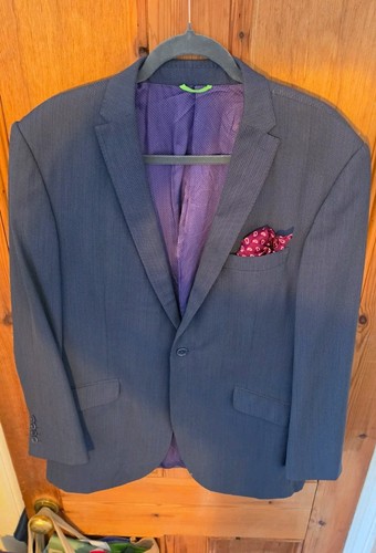 Ozwald boateng blue wool - ozwald,