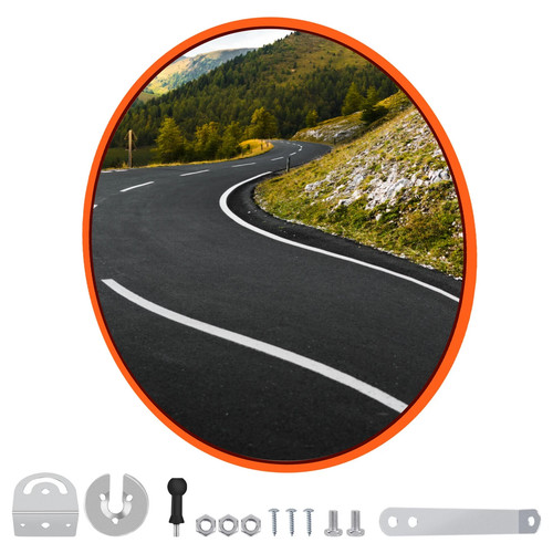 Wide angle round road - wide, blind