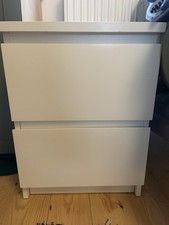 IKEA White Malm 2-Drawer