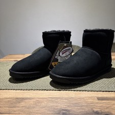 UGG CLASSIC SHORT PLAIN BLACK