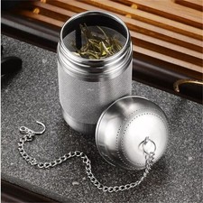 Tea Infuser Stainless Steel Metal Mesh Cup Strainer Loose Leaf Filter With Lid