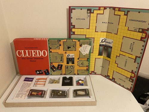 Vintage cluedo board game - vintage,