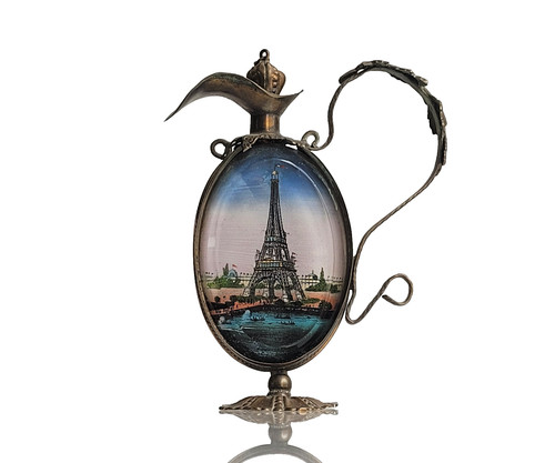 Antique gilt metal - metal, eiffel