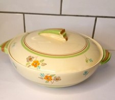 c1930s 8.5" Dia WEDGWOOD ART DECO LIDDED TUREEN.
