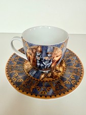 Fathi Mahmoud Limoges Cup & Saucer Set Excellent Condition