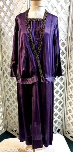 Antique vintage 20s - antique, plum/