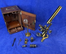 Watson & Son Brass Microscope