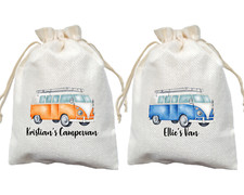 Personalised Campervan Pouch Bag - Motorhome Camper Van T1 Camping Travel Gift