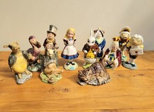 Beswick Alice in Wonderland Full set of Original 11 Figures Cheshire Cat ect