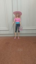Barbie Doll With Hand Bag And Summer Hat