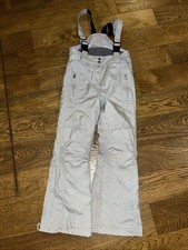 Poivre Blanc Children’s Ski salopettes Age 8 Silver /grey Excellent Condition