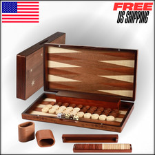 Handcrafted Wooden Backgammon