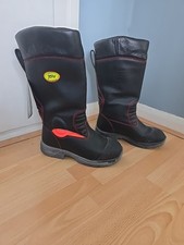 Jolly 9106/G Firefighter Safety Boots Leather, Size UK 9.5 EU 44