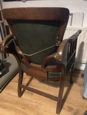 Vintage Barber Chair with Adjustable Back , 1920s