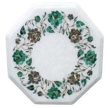 12" Handmade White Marble