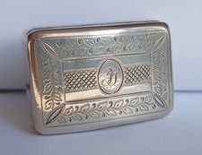 George III Silver Snuff Box by