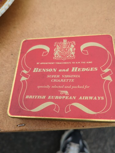Cigarette box old - benson, and