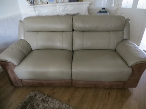 Dfs leather suede geniune - leather,